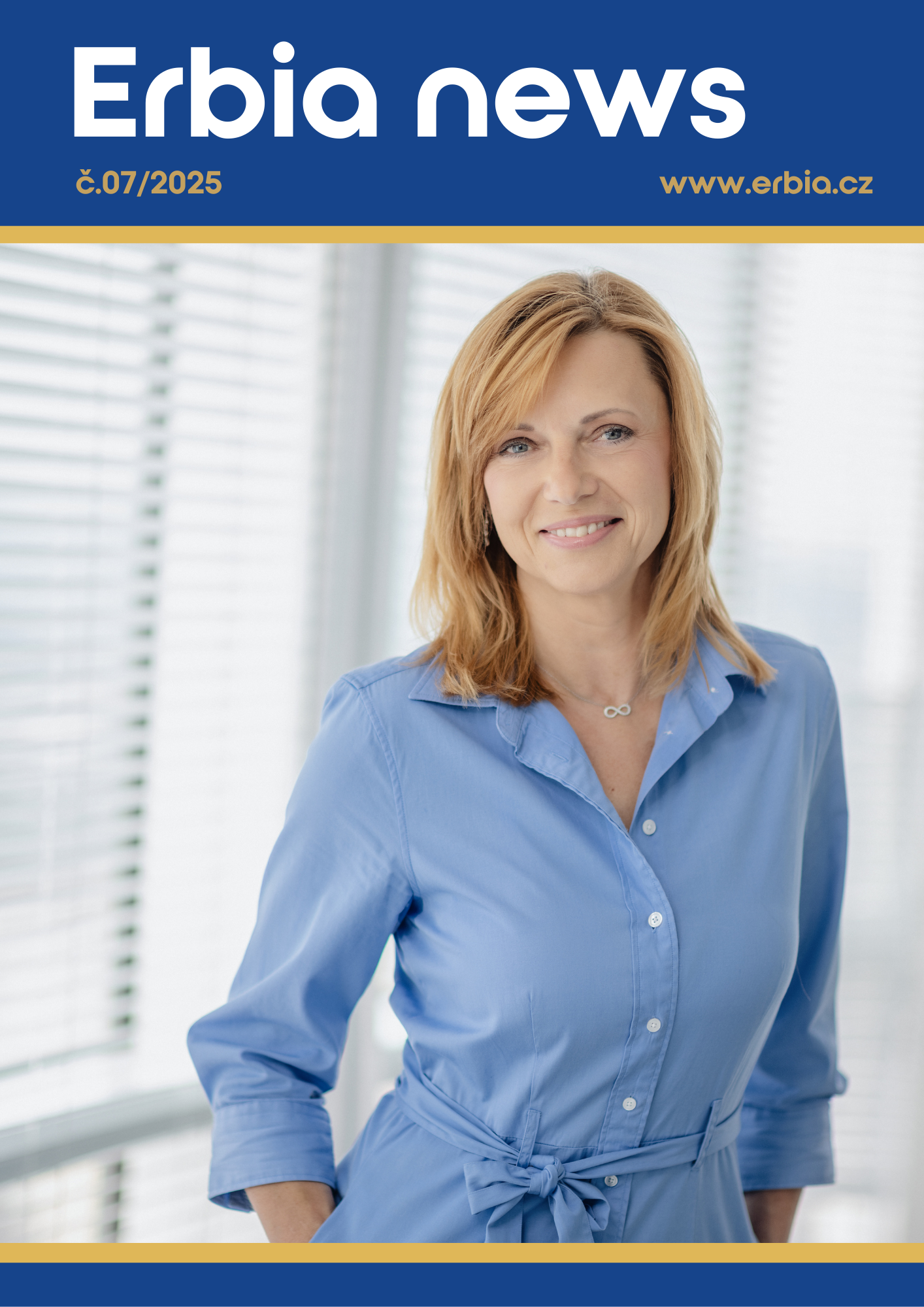 ERBIA News titulní strana č. 07/2025
